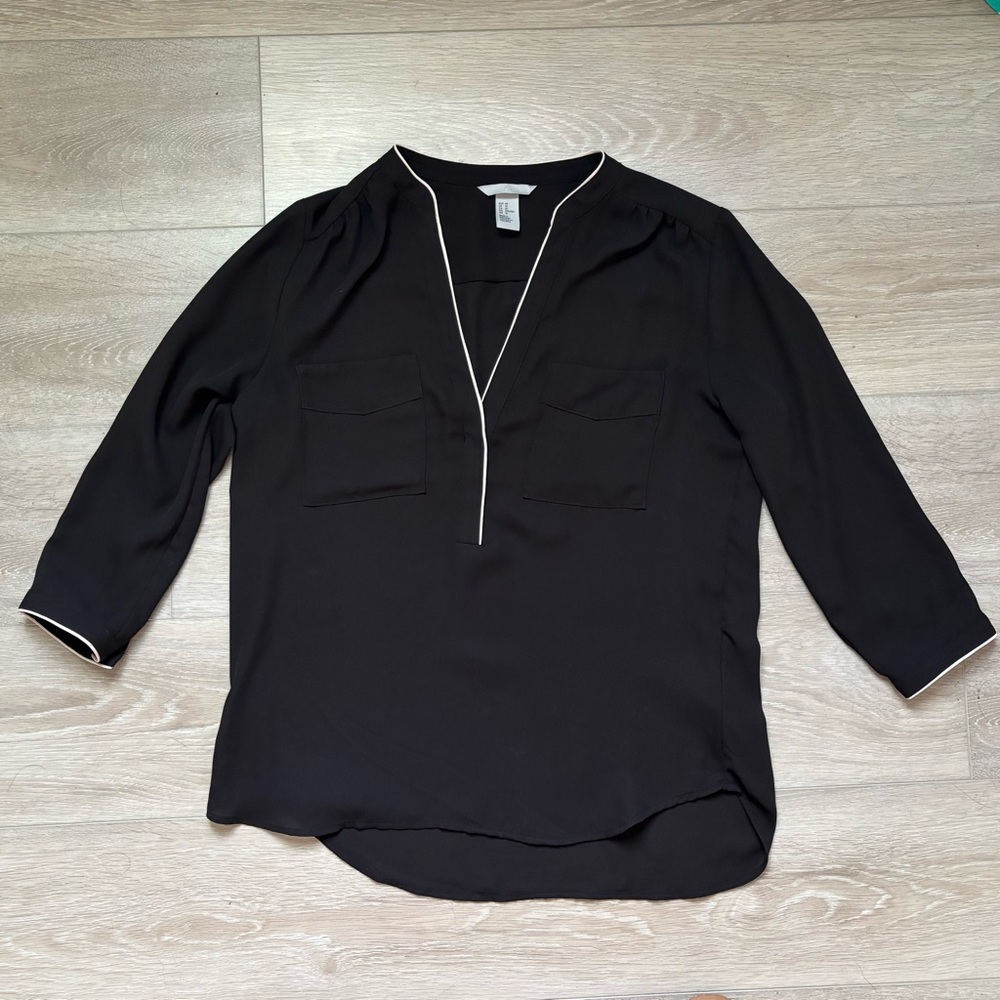 H&M Elegant Black Women's Top